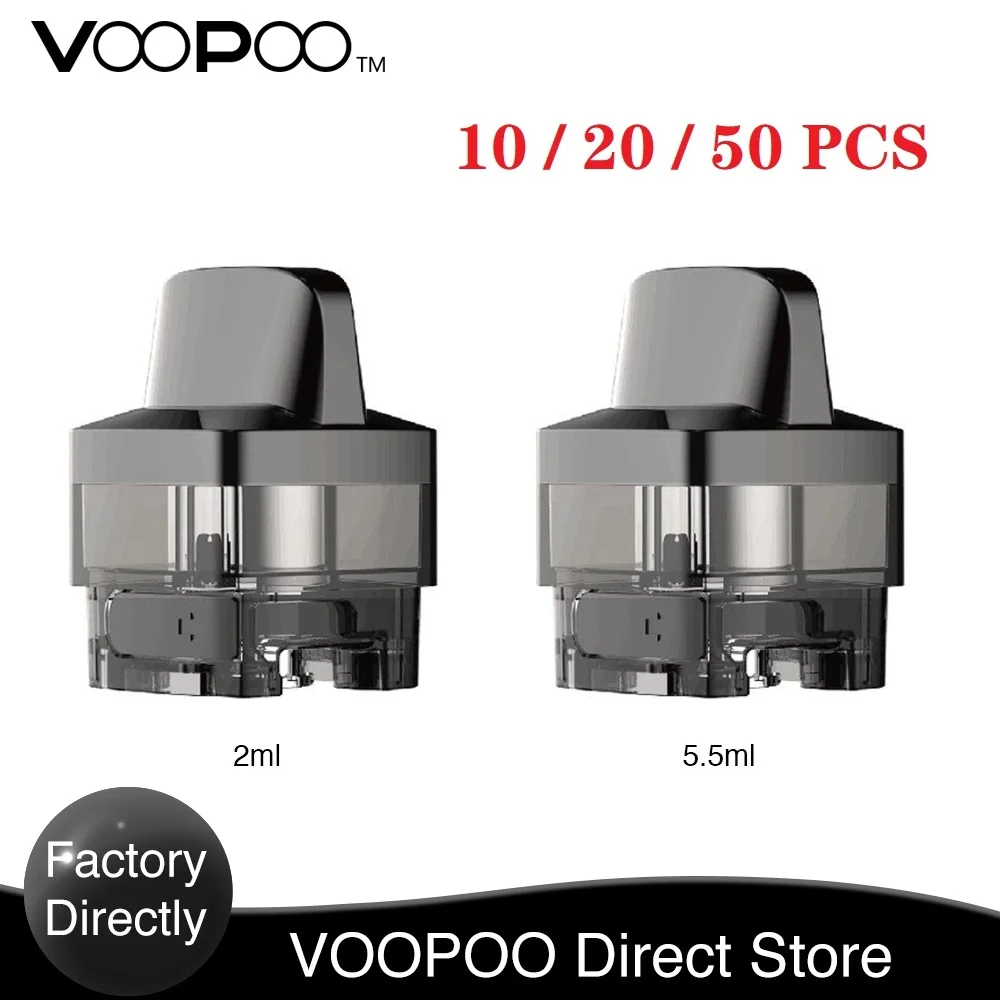 

pre order 5pcs/10pcs/50pcs VOOPOO VINCI Replacement Pod Cartridge 5.5ml Capacity without coil for VOOPOO VINCI Mod Pod VW Kit