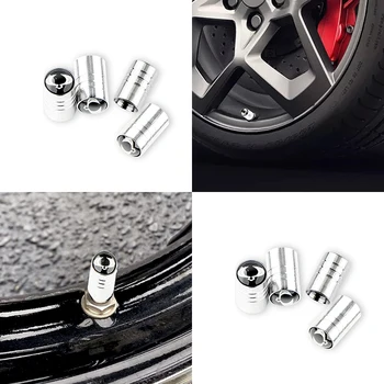 

4pcs/Set Car styling Wheel round Tire Valve Caps Car Badge For SsangYong Actyon Turismo Ssang Yong Rodius Rexton Korando Kyron