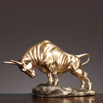 

Bullish Sky Decorations Crafts Creative Personality Home Living Room Wine Cabinet Porch Ornaments Opening Gift
