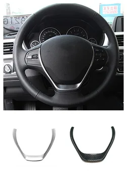 

ABS chrome steering wheel decorative trim cover sticker interior accessories for BMW 1 3 Series F20 F30 F34 3GT 320i 328i 118i