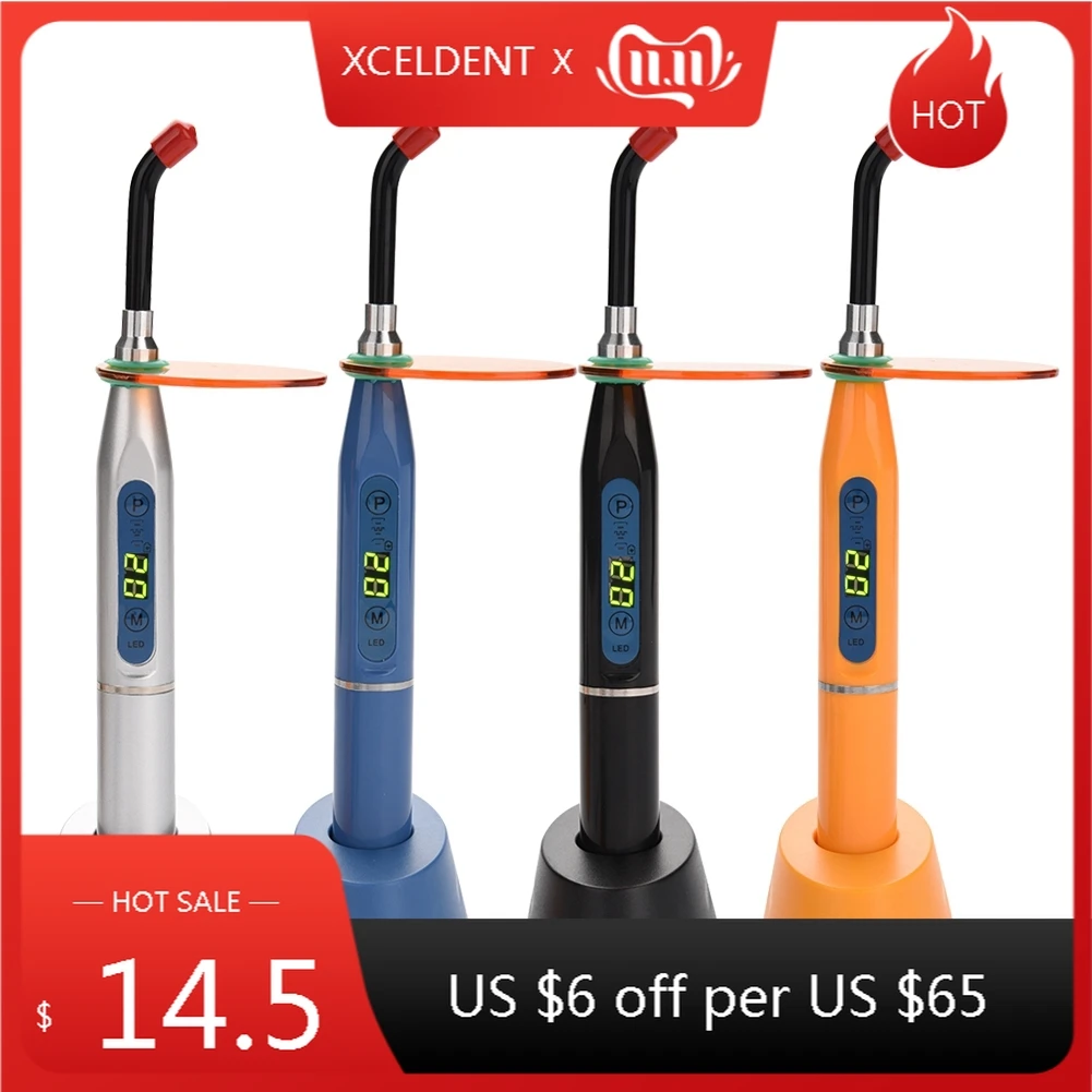 

1pc Dental 5W Wireless Cordless LED Curing Light Lamp 1500mw for Dentist