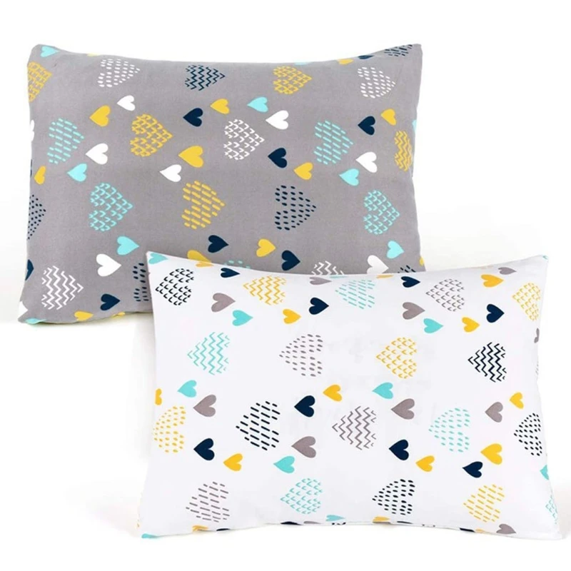 Baby Pillowcase Ultra Soft Cotton Kids Toddler Cot Bed Sleeping