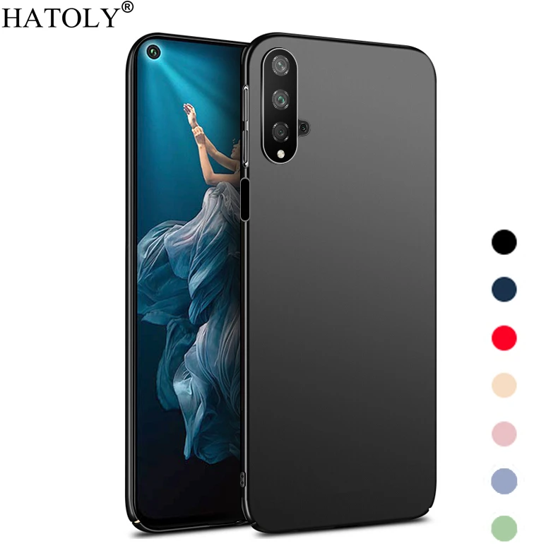 Чехол для Huawei Nova 5T ультратонкий гладкий жесткий PC задняя крышка защитный бампер
