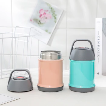 

Magic Beaker Bottle 304 Stainless Steel Vacuum Simmer Cans Portable Portable Student Insulation Lunch Box Gift