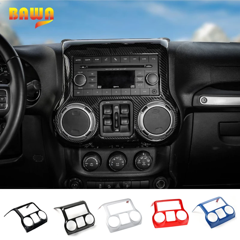 Наклейки для панели приборной BAWA аксессуары Jeep Wrangler JK 2011-2017 молдинги салона |