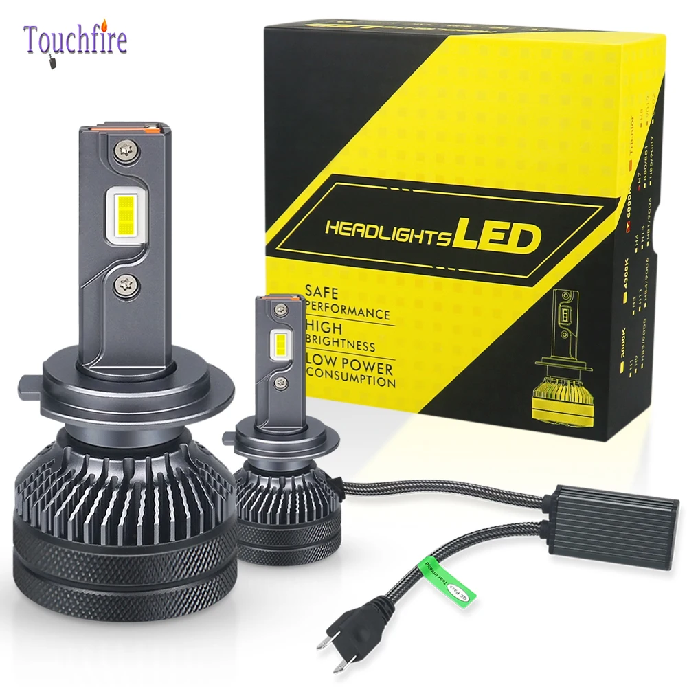 2Pcs/Lot K5C Canbus 110W CSP 3570 12000LM H7 H4 Led Lamp Double Copper Tube Led Lights H11 HB3 9005 HB4 9006 Car Headlight Bulb