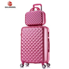 2 шт./компл. модные косметичка 20 мм/22 мм/24/28 дюймов для девушек-студенток от тележка чехол дорожная сумка Spinner пароль Чемодан женщина прокатки костюм чехол