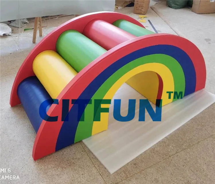 Детская мягкая игровая площадка Rainbow bridge экологически чистая детская из