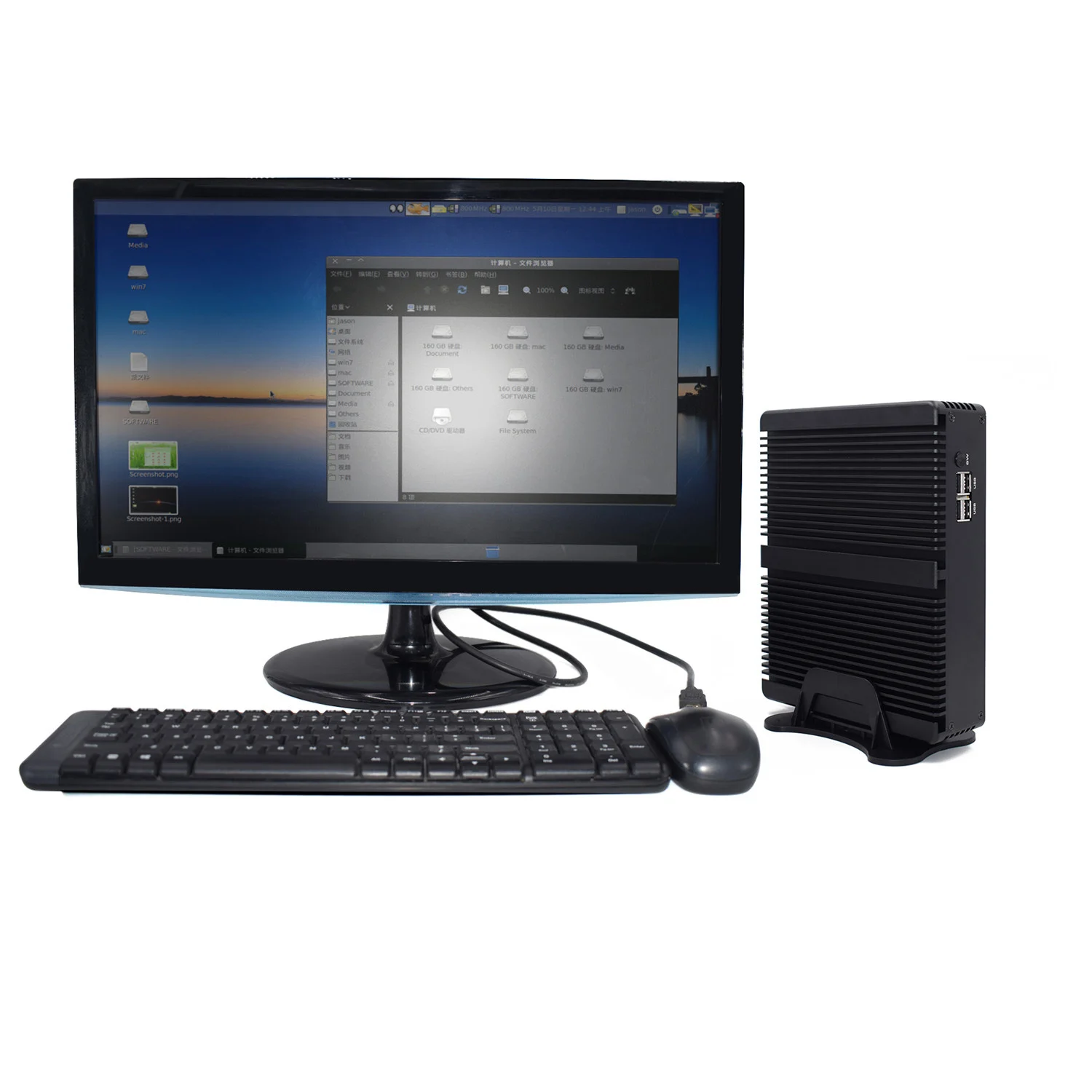 VENOEN мини компьютер Intel четырехъядерный i5 8250U i7 8550U DDR4 WiFi HDMI M.2 Миниатюрный