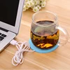 Dispositivo calentador USB de silicona con dibujos animados, almohadilla fina para taza de café, té y bebidas, soporte caliente para bebidas, almohadilla para taza, regalo bonito ► Foto 2/5