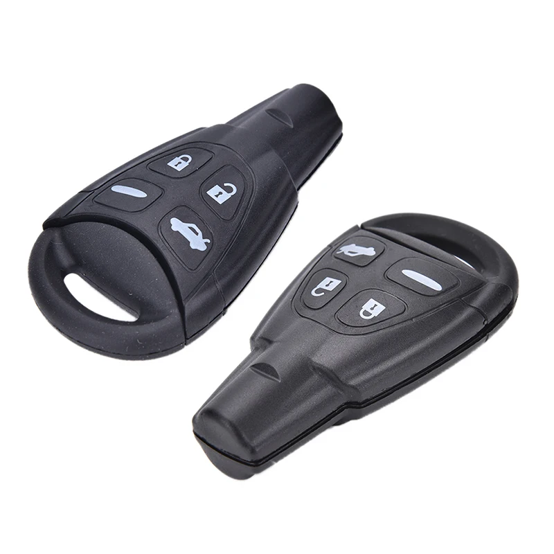 

Suitable for SAAB replacement 4 button remote key cover shell remote control bag handbag pad with key wide embryo shell no logo