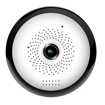 

TS-QX06LH Fisheye VR 360 Degree 1.3 Million Pixels Panoramic Camera Wireless Wifi IP Camera(US Plug)