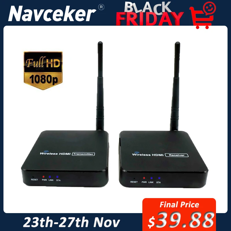 330ft Wireless HDMI Video Transmission Wireless TV