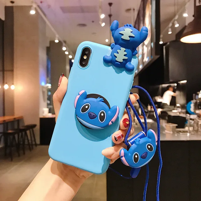 Doraemon Миньоны ремешок чехол для телефона для iPhone 11 11PRO 11PRO MAX 6 6s 7 8PLUS X XS XR XSMAX