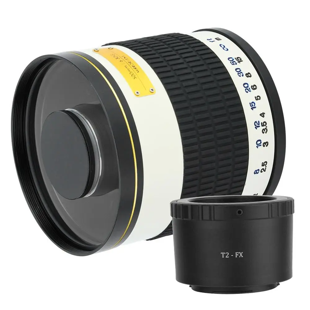 

Full Frame T-mount Mirror Camera Lens for Canon 500mm F6.3 Mirrorless Camera Lenses Manual Telephoto Mirror Lens for Sony Camera