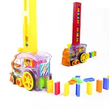 

Creative Domino Set Toy Train Blocks with Automatic Laying Function Kids Gift