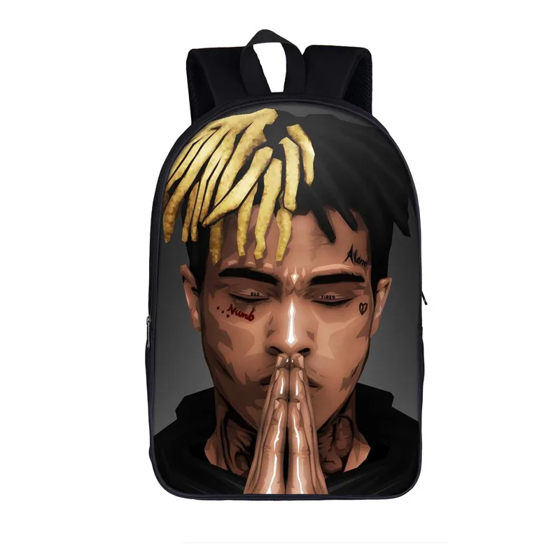 Рэпер Lil Peep / Xxxtentacion рюкзак для женщин и мужчин в стиле хип хоп студентов школьные