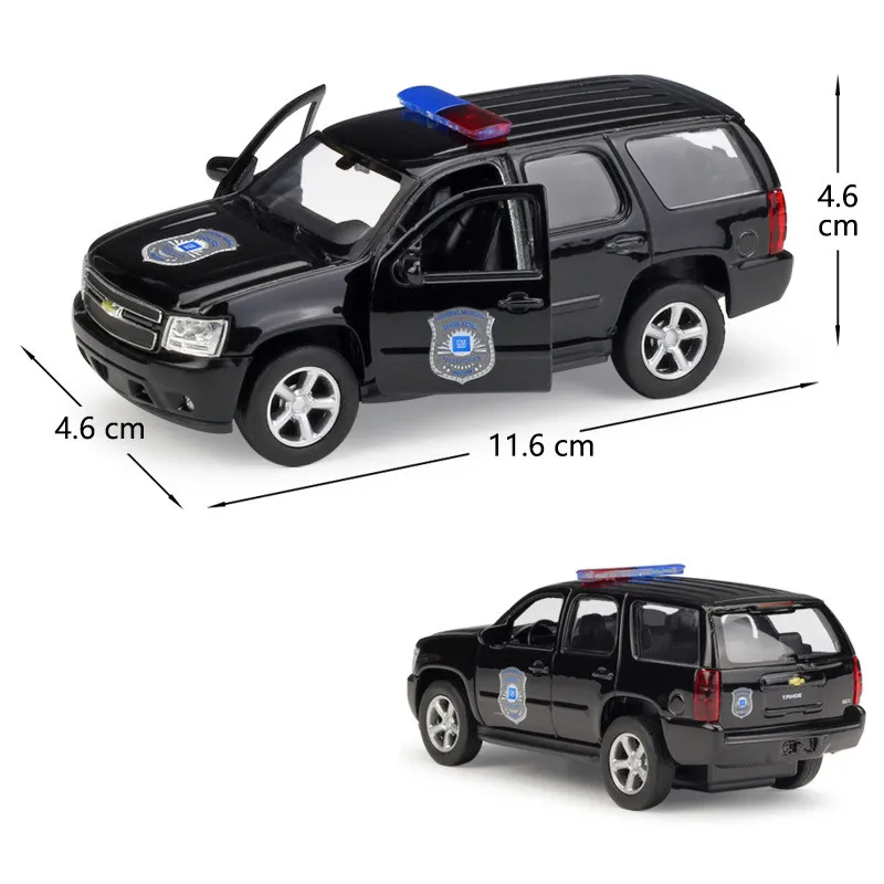 1:36 Chevrolet 2008 Tahoe модель автомобиля из сплава, модель автомобиля из искусственного металла, детская игрушка в подарок