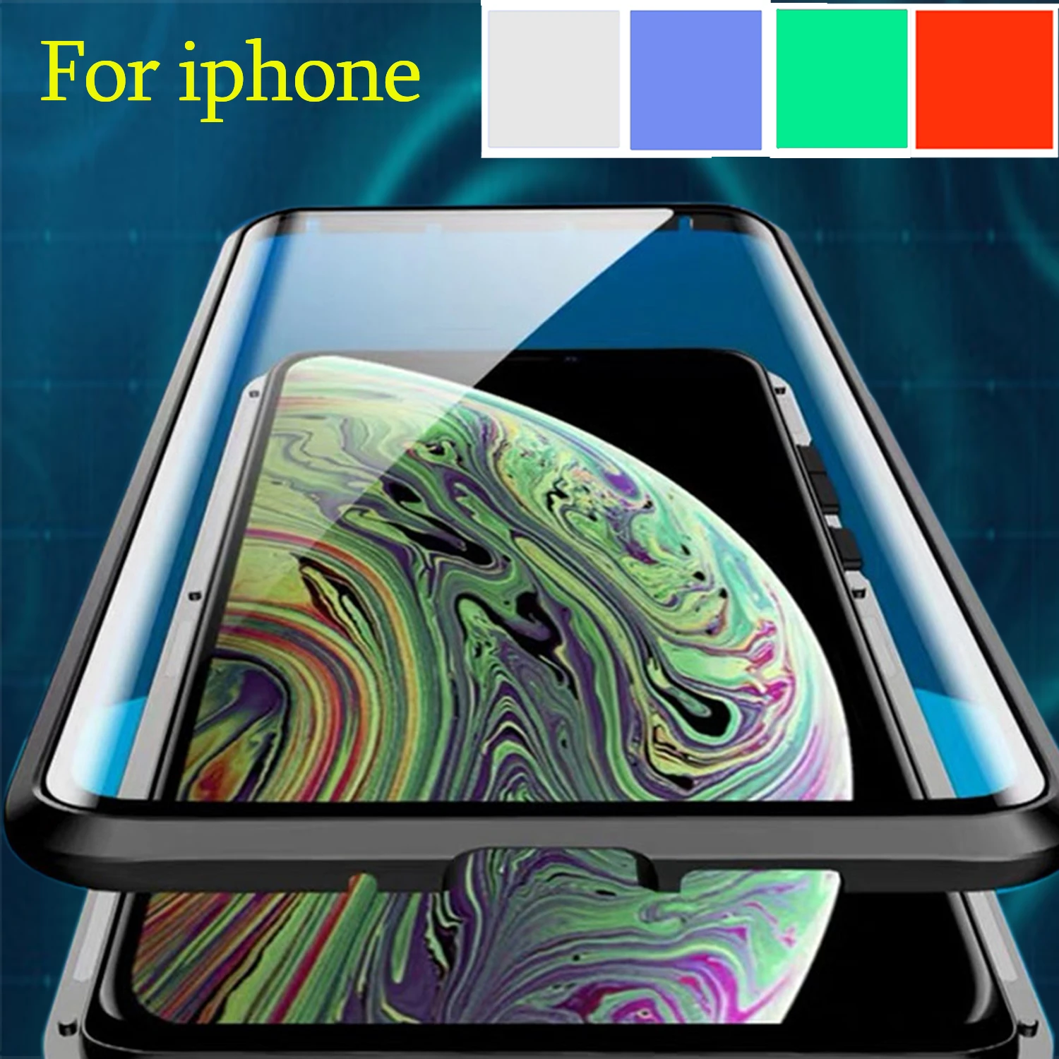 Phone Double Cases No The For Iphone Apple Xsmax X S R Xs Case Ip Aphone Aifon Xr Rx Sxmax Xsmas Sx Bumper 360 Full Cover Phone Case Covers Aliexpress