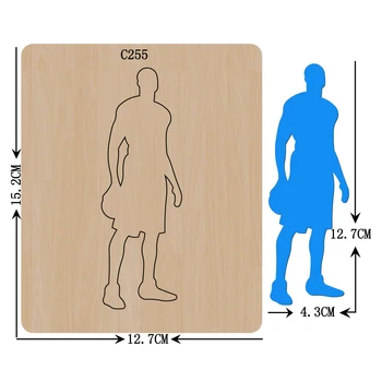 

New Basketball, dunk, Wooden die Scrapbooking C-255 Cutting Dies for common die cutting machines on the market