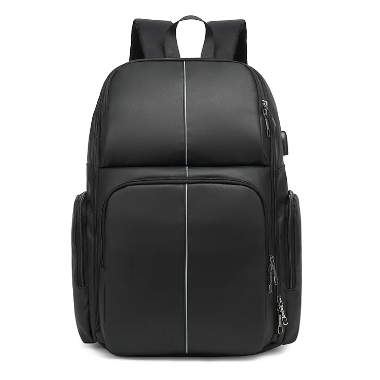 CoolBell рюкзак мужской большой емкости Анти-Вор дорожная сумка usb зарядка школьная сумка 17,3 дюймов ноутбук рюкзаки водонепроницаемый - Цвет: Черный
