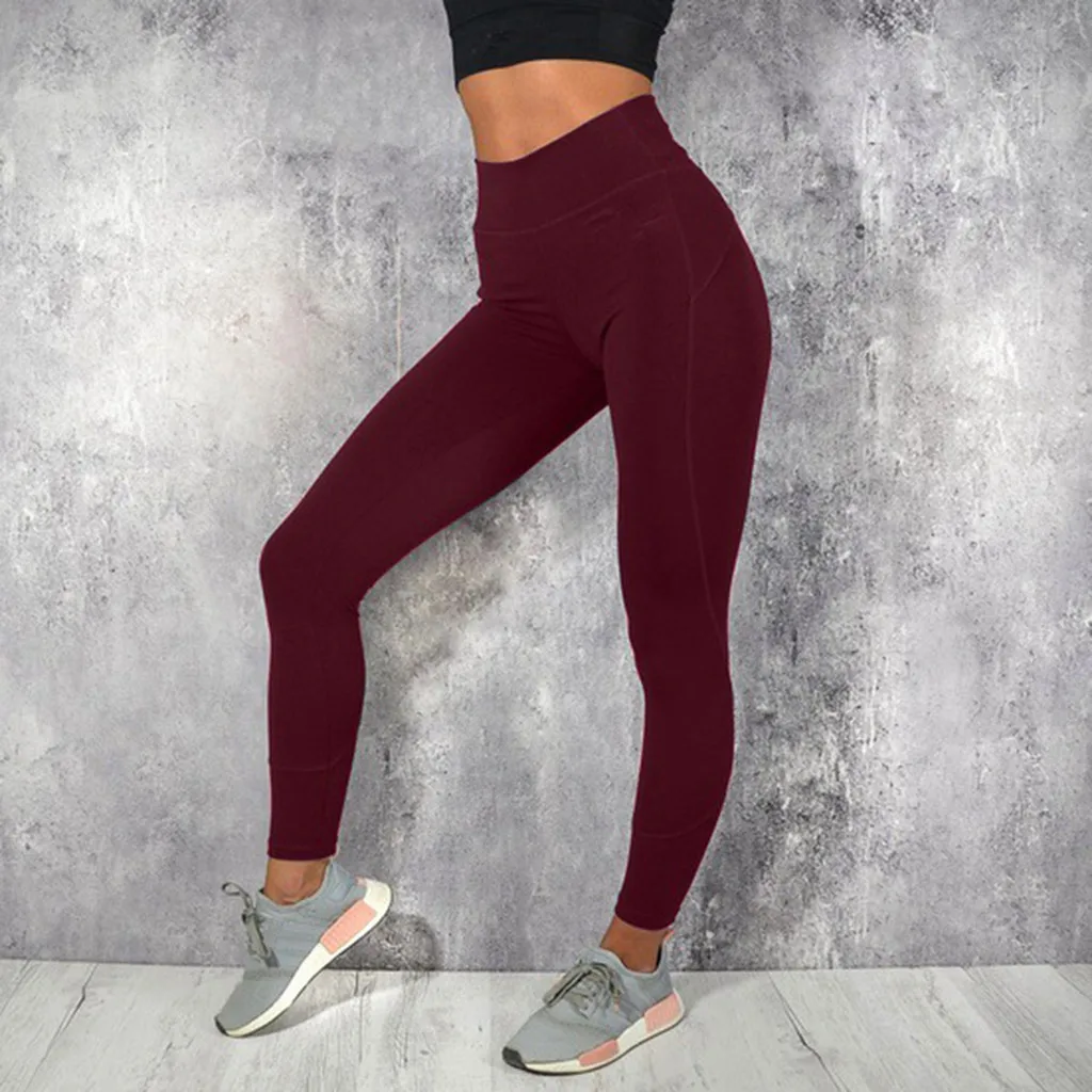 Бесшовные Леггинсы для йоги с высокой талией женские колготки для тренировок дышащая одежда для фитнеса тренировочные брюки женские 6 цветов# Z