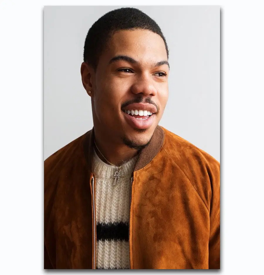 New Chance the Rapper US Hip Hop Music Singer-Silk Art Poster Wall Sicker Decoration Gift