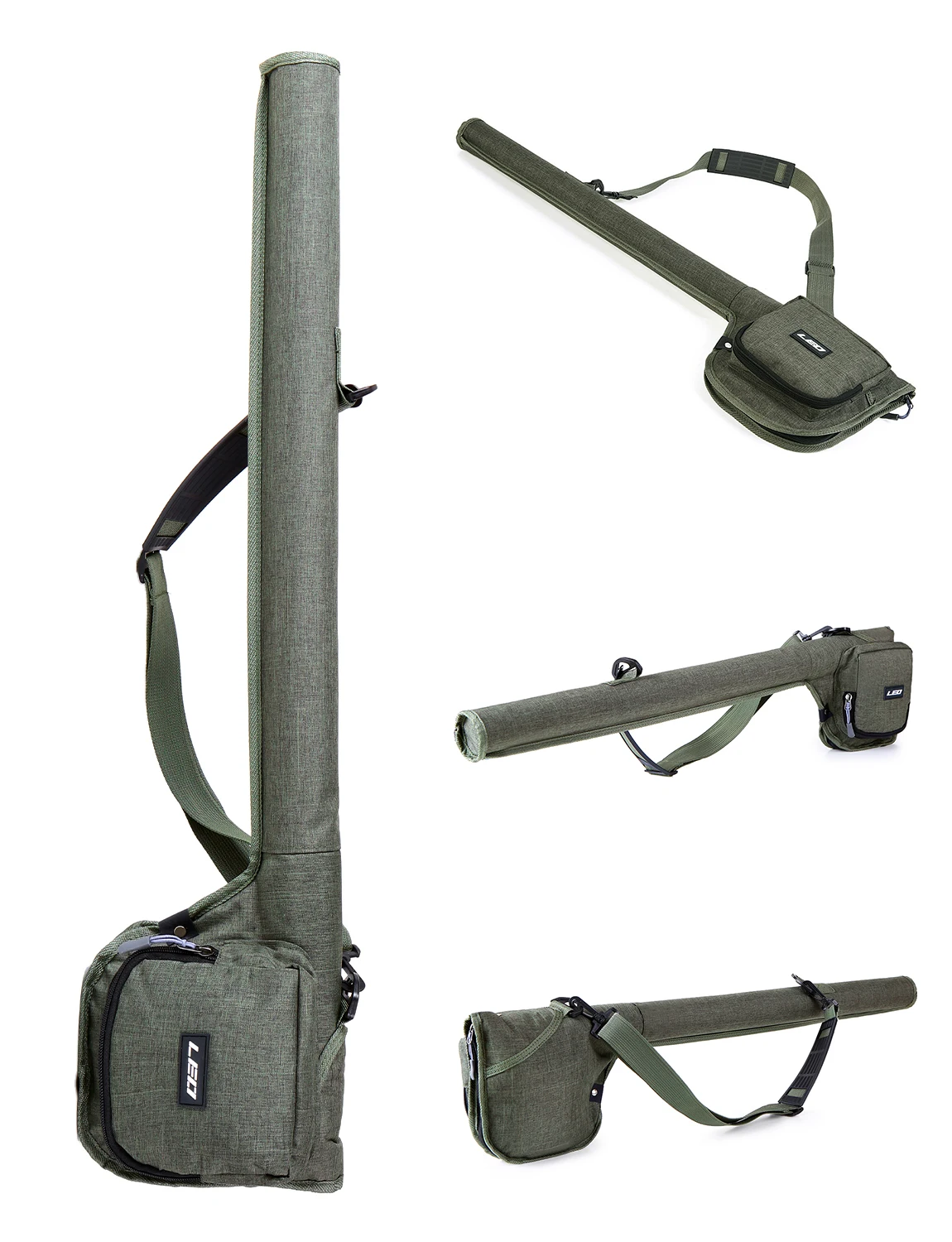 

Fly Fishing Rod Case Bag Water-resistant Canvas Fishing Rod Cover Tube Case Fly Fishing Rod Gear Bag Fishing Accessories