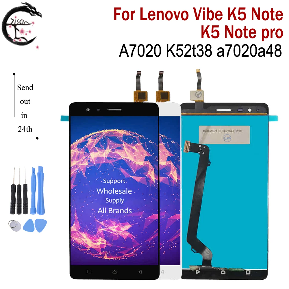 

LCD With Frame For Lenovo Vibe K5 Note A7020 K52t38 a7020a48 K52e78 LCD Display Screen Touch Digitizer Assembly K5note LCD 5.5