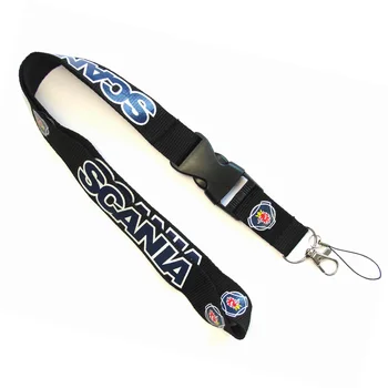 

SCANIA Logo Lanyard for Keys Mobile Phone MP3 USB Flash Drives Keychains ID Badge Holder Hanging Rope