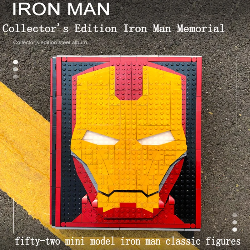 Legoing Marvel Superhero Iron Man Collections Book Building Blocks The Avengers Legoeds Superhero 52 Figures Toys Christmas Gift