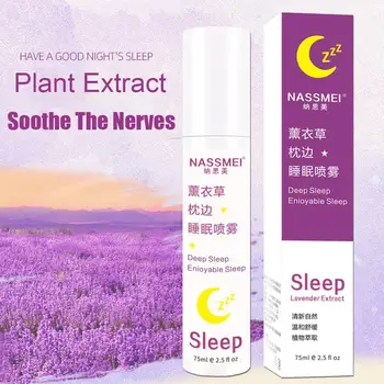 

75/100ml Lavender Pillow Sleep Spray Insomnia Essential Oil Aromatherapy Calm Help Deep Sleep Mist Pillow Spray Enjoyable Sleep