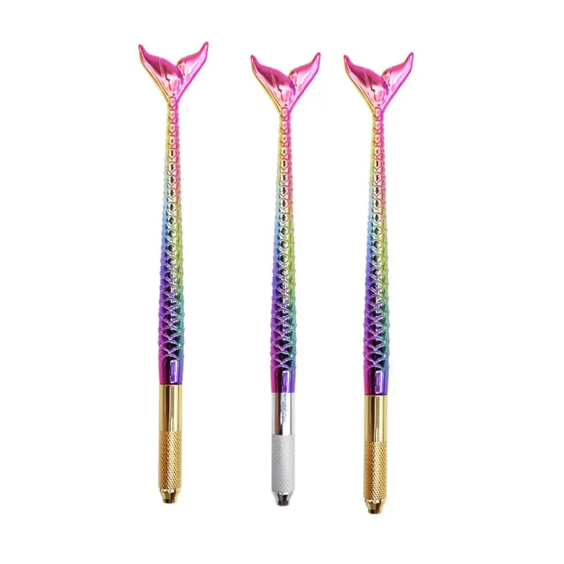

Eyebrow Tattoo Pen Permanent Makeup Fashion Manual Eyebrow Microblading Pencil Mermaid tattoo Manual pen