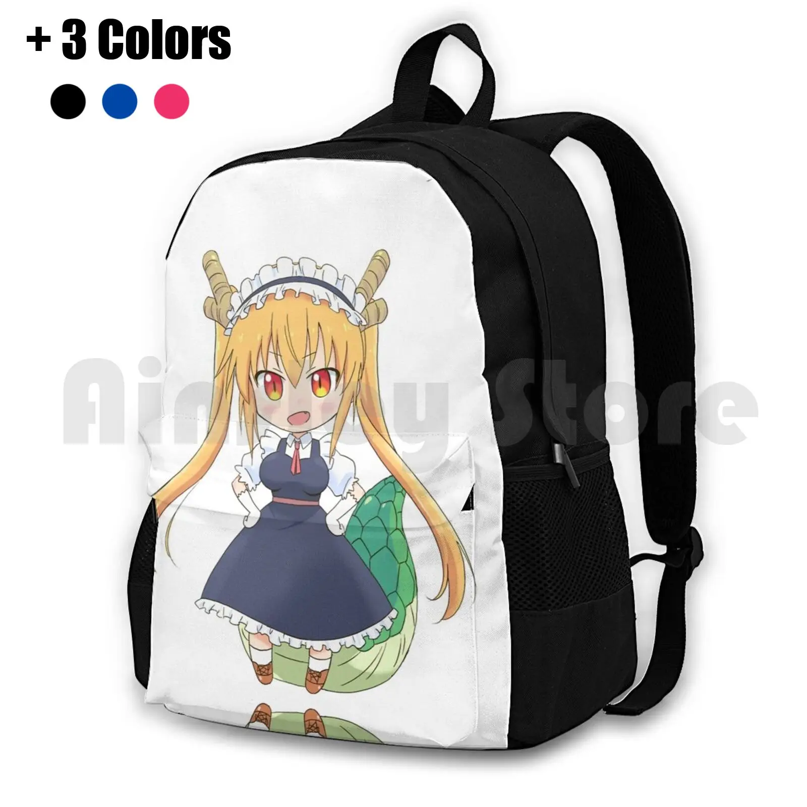 

Уличный походный рюкзак Miss Kobayashi'S Dragon Maid, водонепроницаемый, для кемпинга, путешествий, Misskobayashisdragonmaid Mkdm, популярный аниме