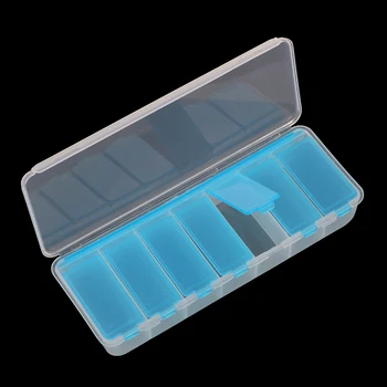 

NICEYARD Independent Cover Electronic Components Screw Storage 7 Grids Tool Box Jewelry Storage Case Tool Packaging