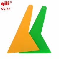 Qili QG-43 Big Size 28cm*15.5cm Triangular Scraper Car Body vinyl film wrapping Sticker Installation tools Handle Scraper 1