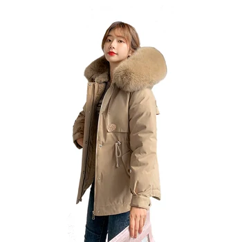 

ISENMAL Winter Fashion Outwear Casual Jackets Solid Tops All-Match Simple Fresh Stylish Warm Women Coat Loose Thicken