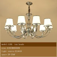 10 light wall lamp