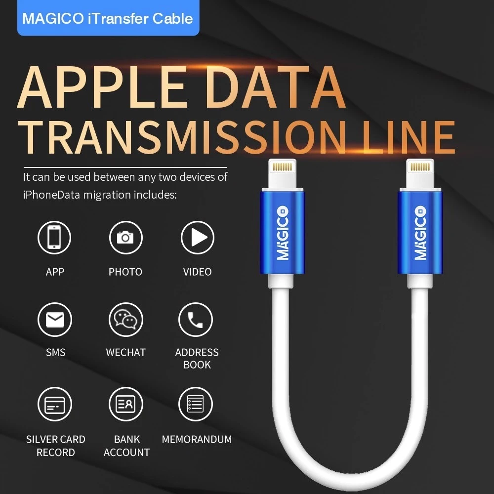 Fast Data Transmission Line Cable For Iphone Ipad Transferring Data To