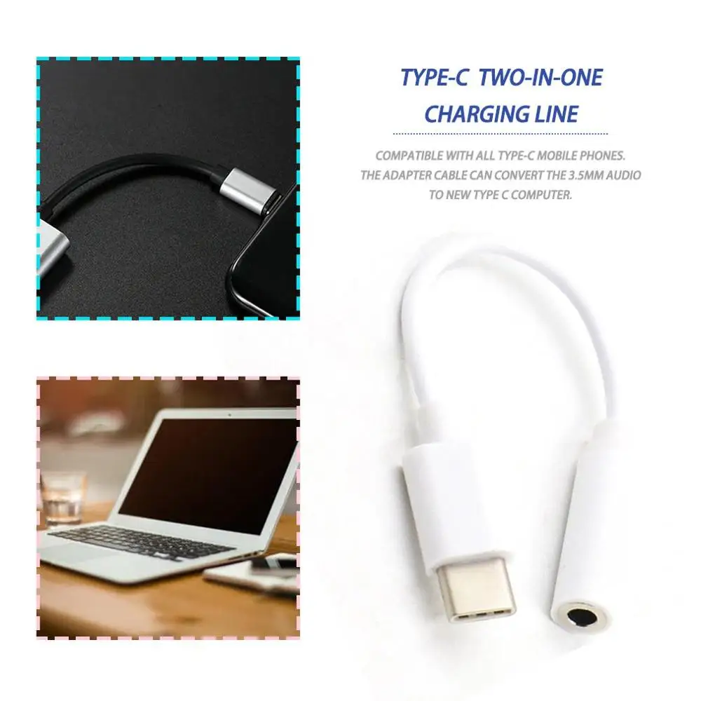 Портативный USB Type C для наушников аудио кабель до 3 5 мм разъем мужчин и женщин