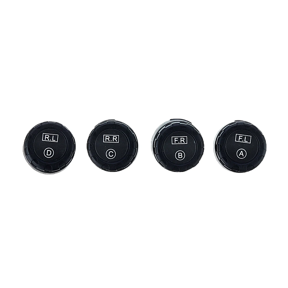 Универсальный беспроводной C240 TPMS солнечной энергии монитор давления в шинах системы цветной ЖК-дисплей с 4 внешними датчиками