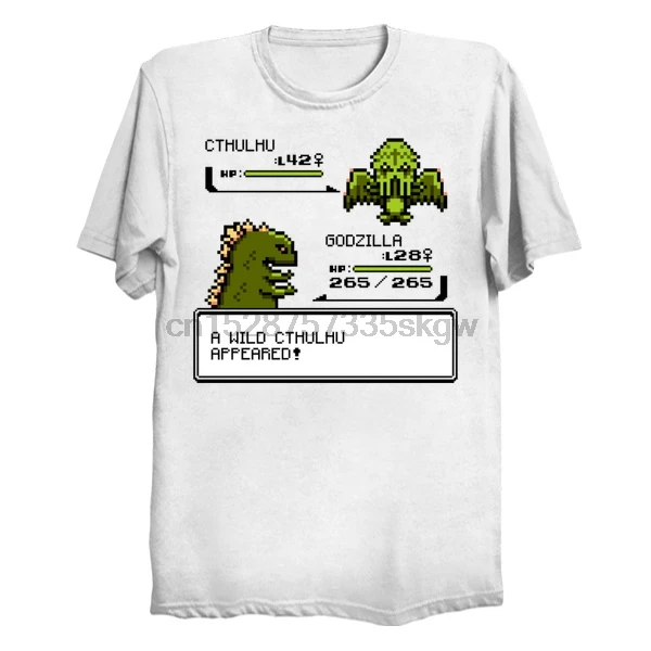 Мужская футболка с принтом A Wild CTHULHU | одежда