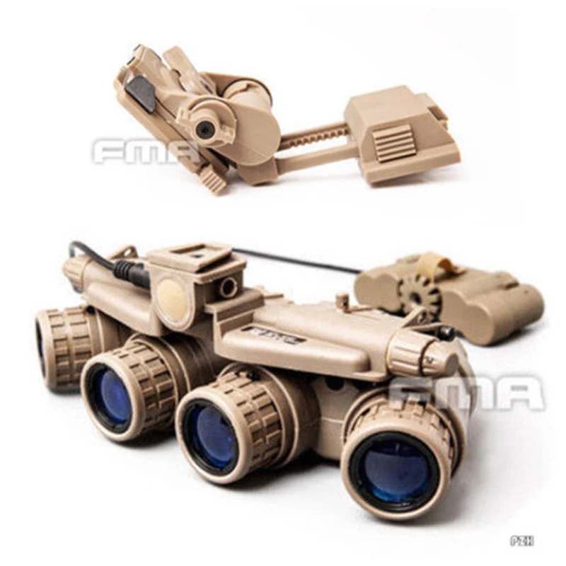 Fma Tactical Airsoft Gpnvg 18 Dummy Nvg Model + Plastic L4g24 Nvg Mount