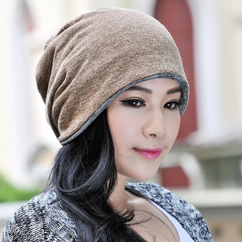 Повседневная Двусторонняя одежда Skullies Beanies мужской женский хвостик мужские