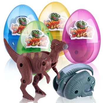 

Kids Dinosaur Egg Toys Model Deformed Dinosaurs Egg Toys for Children Collection 1pcs Easter Surprise Eggs Random Colour Gift