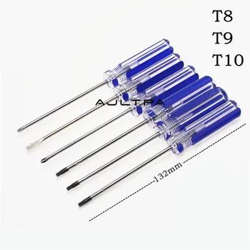 Price 300Pcs Blue Transparent Handle Screwdriver T8 T9 T10 With Hole 3.0x132mm Slotted /Phillips/Y Shape Repair Hand Tool Screwdriver