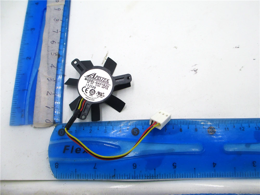 Ventilador para Apistek fã da Placa Novo Nfta Nnta Ga61b2h Pfte 12v Gráfica Ga51b2u Ga51s2m - Imagem 2