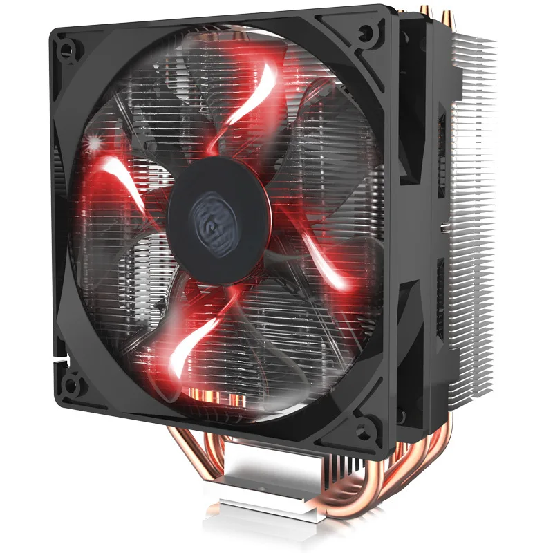 T400i Cooler Радиатор охлаждения кулер процессора 3Pin 4Pin вентилятор для Intel LGA 1150 1155 1156 775 1366 2011 2011-3 AMD AM2/AM3/AM3+/AM4 - Цвет лезвия: T400i Cooler