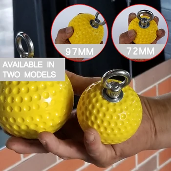 

72mm/97mm Training Arm and Back Muscles Pull-ups Strengthen Ball Wrist Climbing Finger Training Gym Hand Grip Ball Exerciser