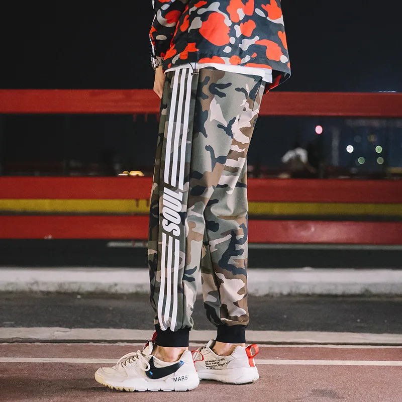 

2020 Spring Main Push Large Size Night View Camouflage Printed Elasticity Casual Pants M-5x Hk66-p5